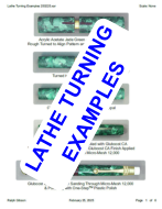 LATHE TURNING EXAMPLES