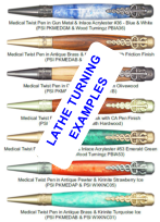 LATHE TURNING EXAMPLES