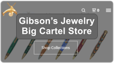 Gibsons Jewelry Big Cartel Store
