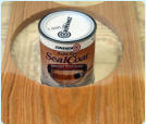 Before Milling - Apply Three Coats of Shellac